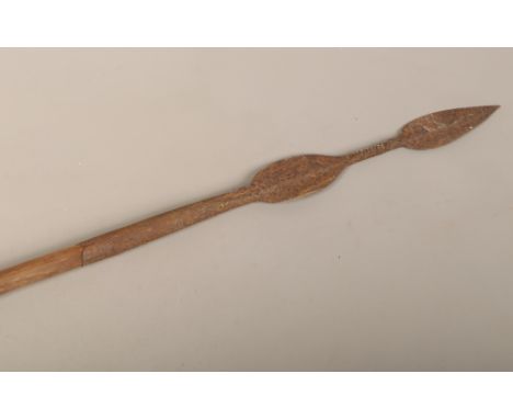 An African hunting spear.