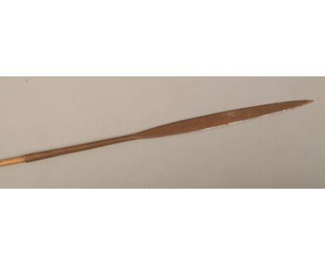 An African hunting spear.
