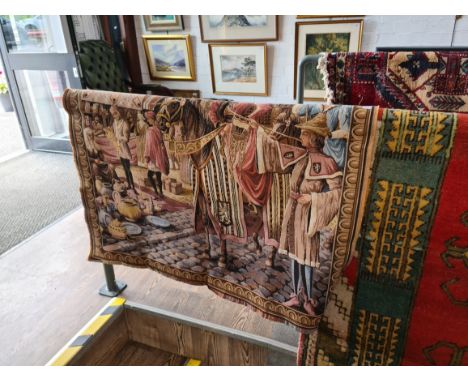 A tapestry 105cm x 128cm. 