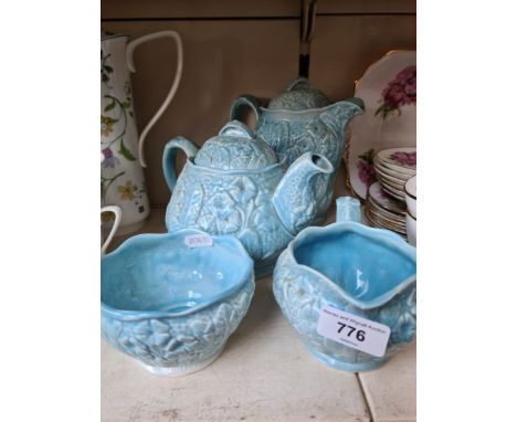 A four piece Melba ware tea set. 