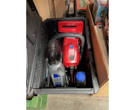 A Mountfield MC 3720 petrol chainsaw. 
