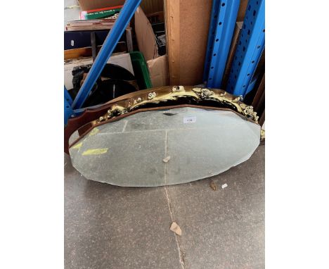 5 mirrors to include decorative gilt framed mirror and a box of small electricalls including Roberts radio, Kindle (as found)