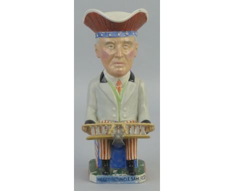 A Wilkinson Royal Staffordshire Pottery Toby jug, of President Woodrow Wilson from The Series of World War 1 Allied Leaders b