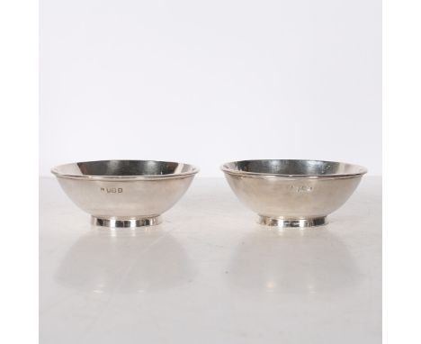 London 1922, maker Pairpoint Brothers (Alfred James, Francis William &amp; Arthur Walter Pairpoint),  the shallow beaten bowl