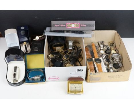 A collection of ladies and gents wristwatches to include Citizen, Accurist, Sekonda and Casio examples. 