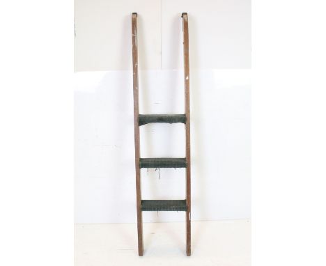 Sleeper Train Cabin Step or Ladder with hanging brackets to top, 136cm high x 31cm wide 