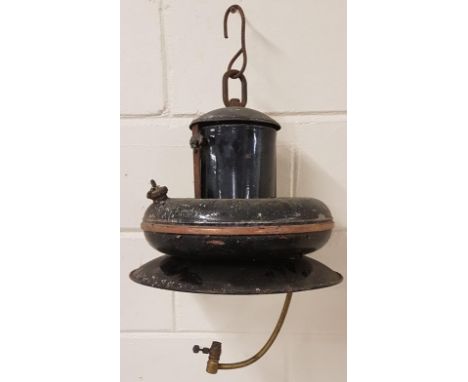 Signal Box Doughnut Style Ceiling Oil Lamp 