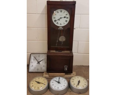 Simplex Time Recorder and Collection of Simplex Slave Clocks 