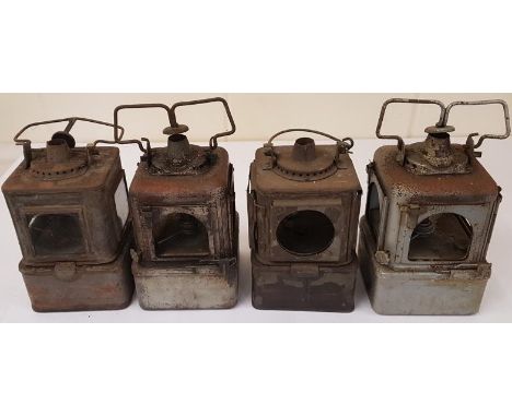 Set of Four Lamp Interiors 