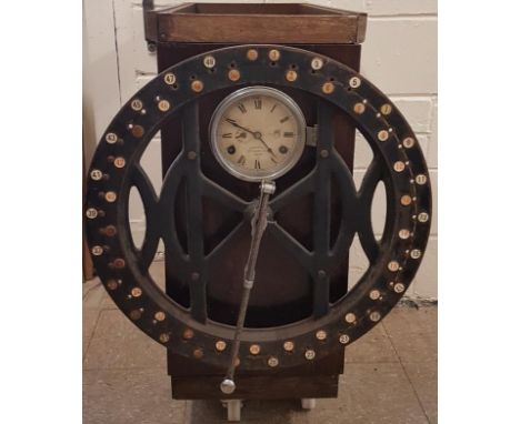 Large International 7 Day Cast Iron Ring Dial Recorder 