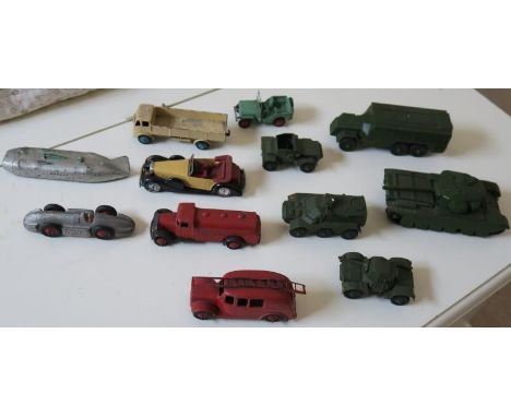 Dinky Toys; Tinplate models and Tin soldiers, early plastics models 