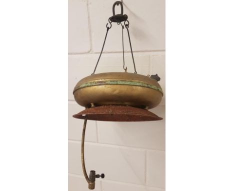 Signal Box Doughnut Style Ceiling Oil Lamp 