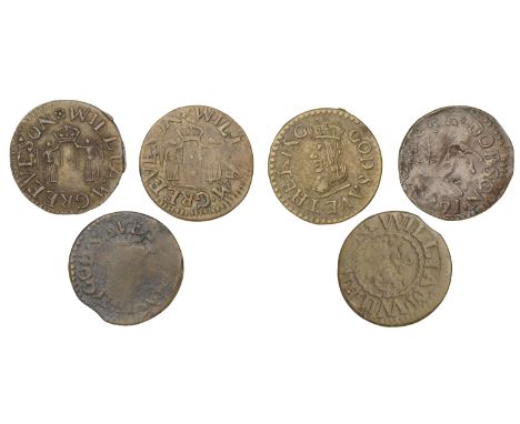 Co DURHAM, Barnard Castle, Will Hutchinson, Farthings (2), 0.97g/3h, 0.89g/3h (both N 1027; BW. 7); Durham, William Greeveson