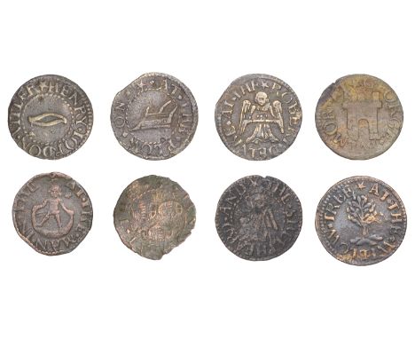 LONDON (City), Bishopsgate Without, Henry Jordon, Farthing, 0.95g/6h (N 6624; BW. 302), Old Change, N.I.B. at the willow tree