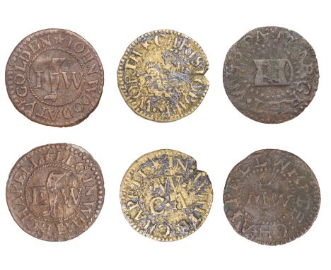 Whitechapel, Margret West, Farthing, 0.50g/3h (N 8600; BW. 3429); John Wood, Farthing, 0.80g/6h (N 8603; BW. 3430); Christoph