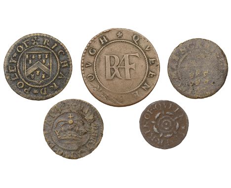KENT, Queenborough [Isle of Sheppey], Humphry Atweeke, Halfpenny, 1667, 1.31g/12h (N –; BW. 448); R[oger] K[emp] and R[alph] 