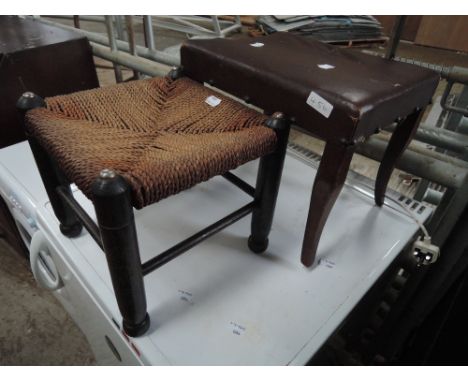 Two vintage stools