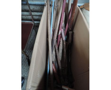 A box of vintage tools