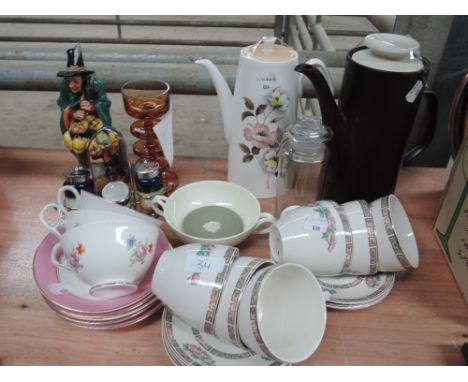 A selection of ceramics including part tea service 'Indian Tree'  and 'Royal Doulton' dish etc