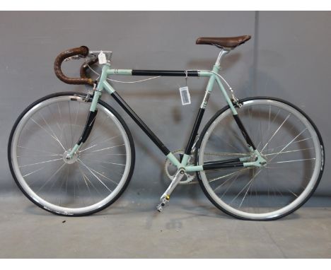 A vintage Fuji Feather Racing Bike, with Helios wheels 