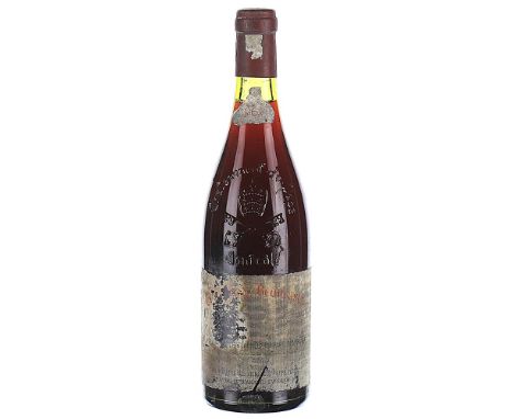 1967 Chateau de Beaucastel Rouge, Chateauneuf-du-Pape  1x75cl  Label damaged.This lot forms part of a private collection amas