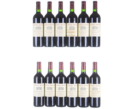 2014 Chateau Meaume, Bordeaux Superieur 12x75cl  2 labels soiled.