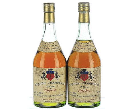 NV F & D Murray, Grande Fine Champagne, Grande Champagne Cognac 1er Cru Vieille Reserve  40% ABV, known as bottled in the 197