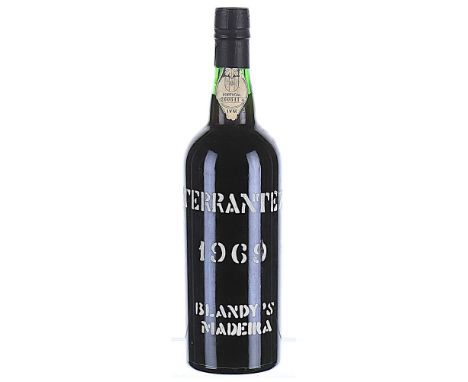1969 Blandy's, Terrantez Madeira  Label soiled and torn. 1x75clThis lot forms part of a private collection amassed mainly in 