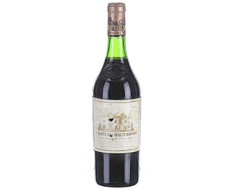1973 Chateau Haut-Brion Premier Cru Classe, Pessac-Leognan  1x75cl  Label soiled and torn.This lot forms part of a private co