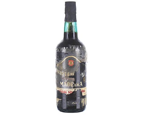 1898 Henriques & Henriques, Sercial Vintage, Madeira  1x75cl  Label damaged, capsule showing signs of corrosion, cork not exp