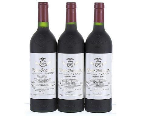 Vega Sicilia, Unico Reserva Especial, Ribera del Duero DO OWC 3x75clReleased in 2000 Vintages 1981, 1990, 1994These wines wer