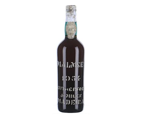1954 Rutherford & Miles, Malmsey, Madeira  1x75clThis lot forms part of a private collection amassed mainly in the 1970s and 