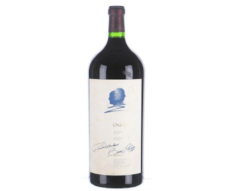 1986 Opus One, Napa Valley OWC 1x600cl  Label soiled. These wines were part of a large private collection. Cellared in an imp