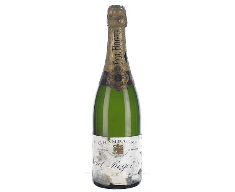 1961 Pol Roger, Brut Vintage 1x75cl  Label soiled, and torn, foil slightly torn, cork slightly exposed.Who know's what lies b