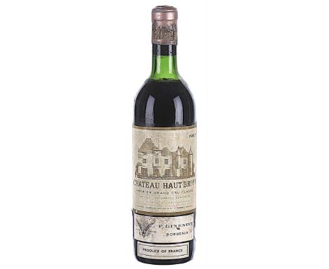 1957 Chateau Haut-Brion Premier Cru Classe, Pessac-Leognan  1x75cl  Level T/HS, label soiled,Bottled at the Chateau and sold 