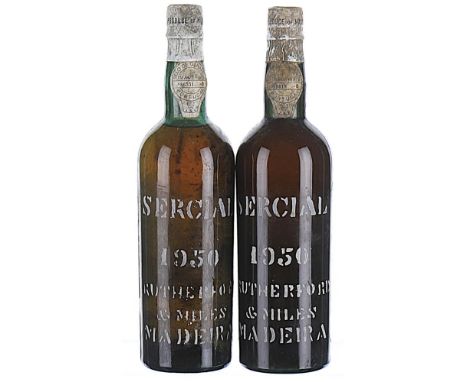 1950 Rutherford & Miles, Sercial, Madeira  2x75clThis lot forms part of a private collection amassed mainly in the 1970s and 