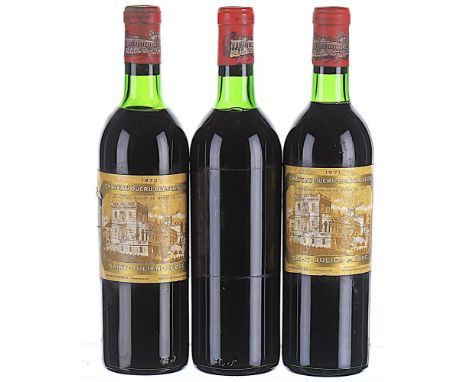 1970 Ducru-Beaucaillou 2eme Cru Classe, Saint-Julien Label soiled and scuffed. 1x75cl 1971 Ducru-Beaucaillou 2eme Cru Classe,