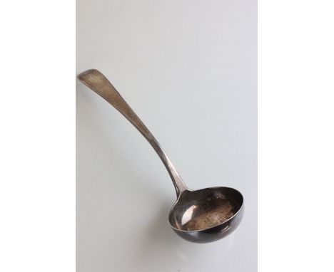 Georgian hallmarked silver ladle London 1827