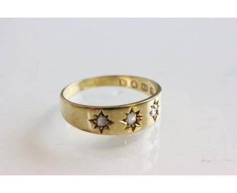 18ct Gold & Rose cut Diamond ring
