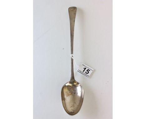 Georgian silver stuffing spoon 