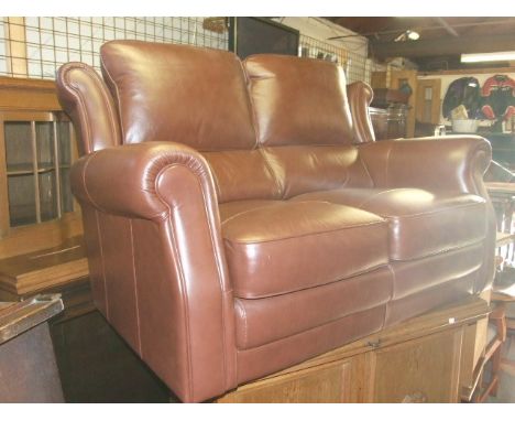 Leather 2 Seater Sofa