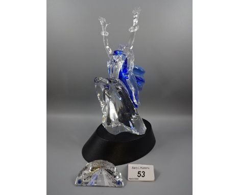 Swarovski Crystal Annual Edition 2002 Isadora (7400/200200), First piece in the Magic of the Dance trilogy, with display stan