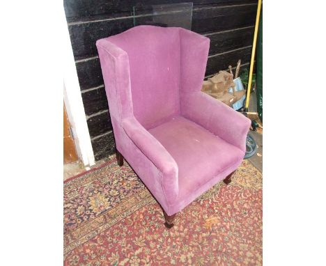 Vintage Purple Armchair