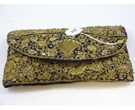 Decorative vintage hand made ladies purse