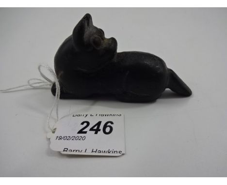Oriental cat compass fob