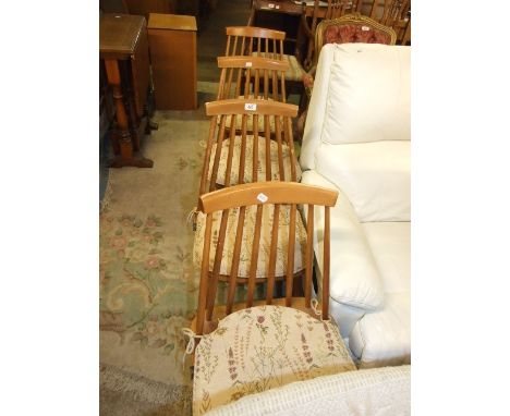 4 Stick Back Dining Chairs