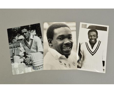 DENIS COMPTON, (Middlesex and England) and Gladstone Small (Warwickshire and England - two off), portrait pictures of the two
