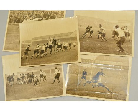 MIDLAND COUNTIES &amp; SOUTH AFRICA MATCH PLAYED AT RUGELEY, STAFFORDSHIRE ON 22ND OCTOBER 1931, five daily sketch black and 