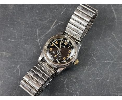 A circa 1939 Rolex 'Oyster' stainless steel manual wind wristwatch, 29mm, Ref. 3478, Cal. 59, on associated expanding stainle