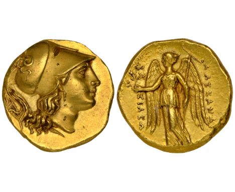 Kings of Macedon, Alexander III, the Great (336-323 BC), gold stater, uncertain eastern mint, c. 325-300 BC, head of Athena r